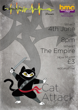 Cat Attack Poster
